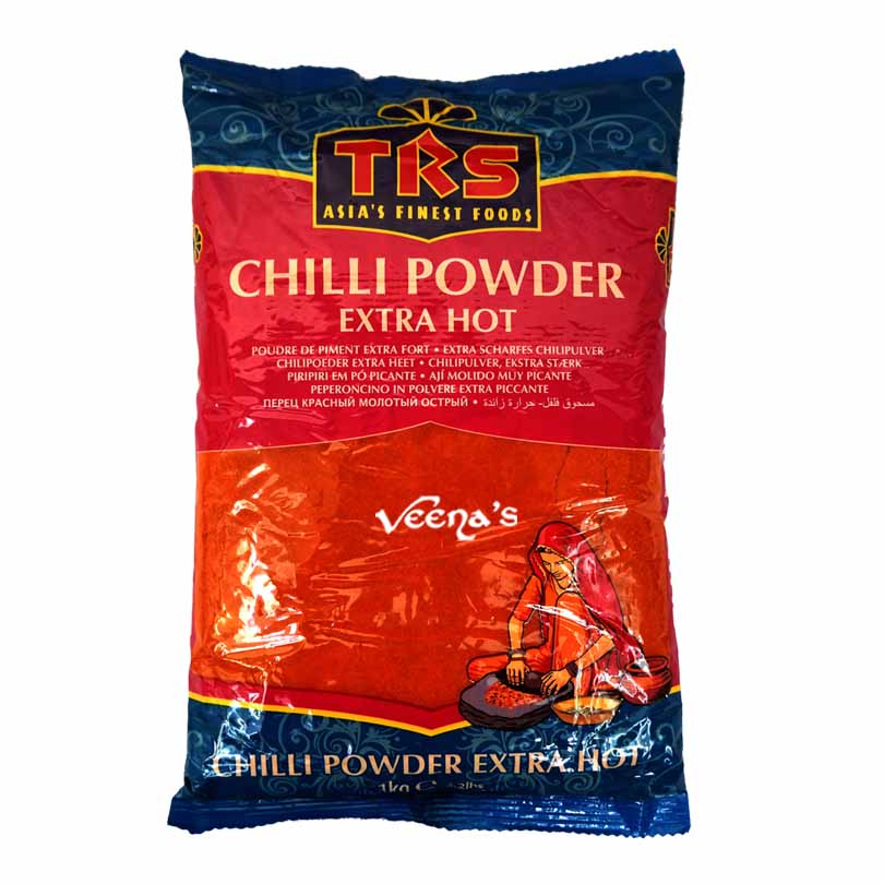 Buy TRS Chilli Powder Extra Hot 1kg at Veenas.com - Online Indian Grocery Store UK