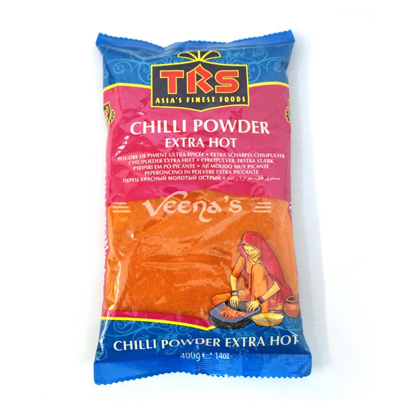 Buy TRS Chilli Powder Extra Hot 400g at Veenas.com - Online Indian Grocery Store UK