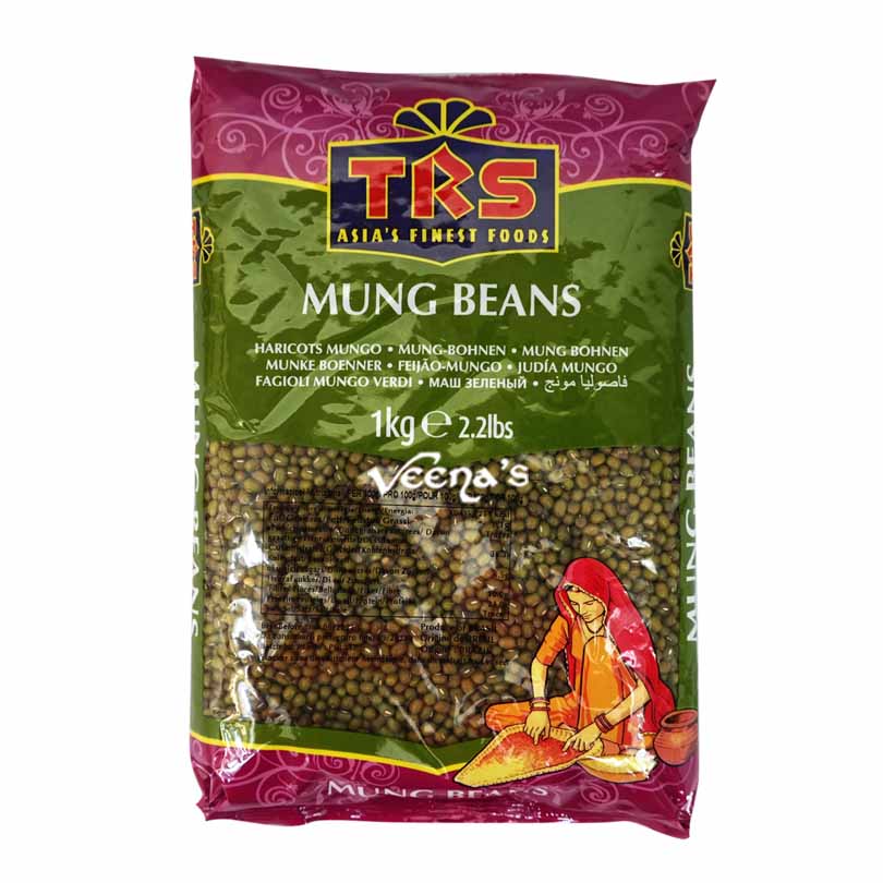Buy TRS Mung Beans 1kg at Veenas.com - Online Indian Grocery Store UK