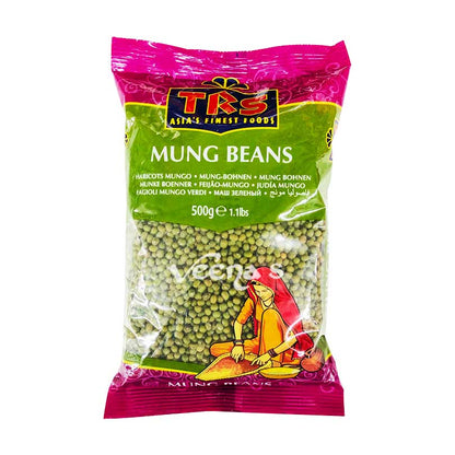Buy TRS Mung Beans 500g at Veenas.com - Online Indian Grocery Store UK