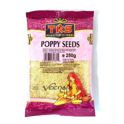 Buy TRS Poppy Seeds (White) 250g at Veenas.com - Online Indian Grocery Store UK