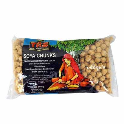 Buy TRS Soya Chunks 500g at Veenas.com - Online Indian Grocery Store UK