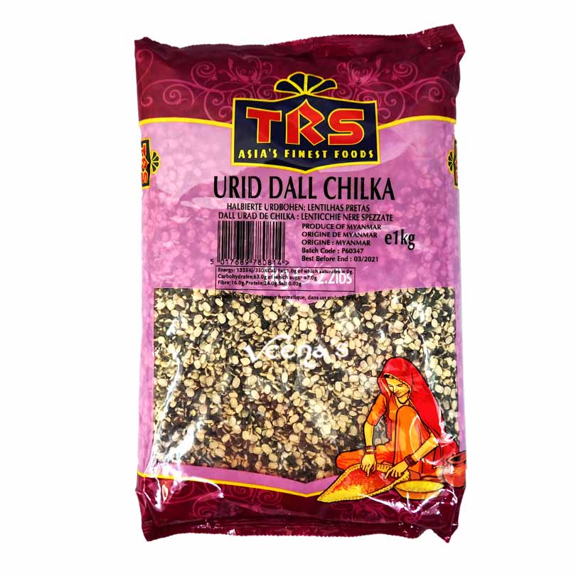 Buy TRS Urid Dal Chilka 1kg at Veenas.com - Online Indian Grocery Store UK
