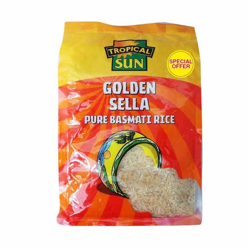 Buy TS Golden Sella Basmati Rice 2kg at Veenas.com - Online Indian Grocery Store UK