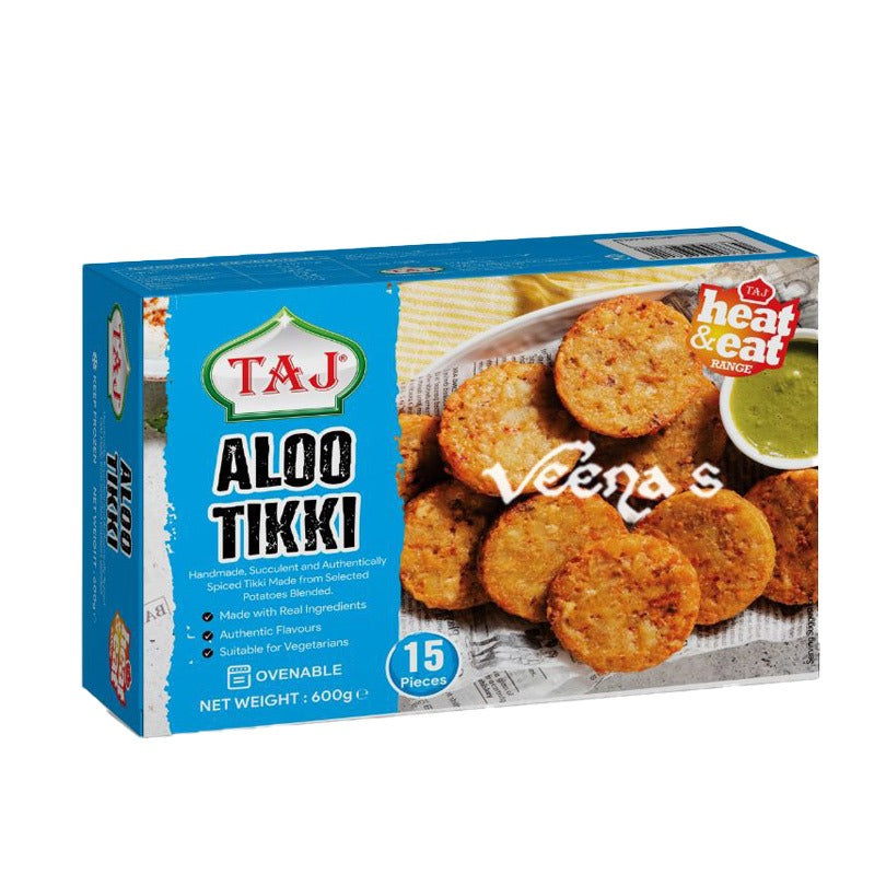 Buy Taj Aloo Tikki 600g at Veenas.com - Online Indian Grocery Store UK
