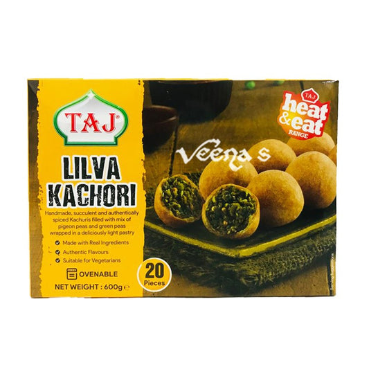 Buy Taj Lilva Kachori 600g (20Pcs) at Veenas.com - Online Indian Grocery Store UK
