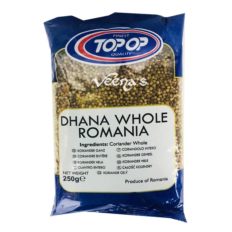 Buy Top Op Dhana Whole Romania 250g at Veenas.com - Online Indian Grocery Store UK
