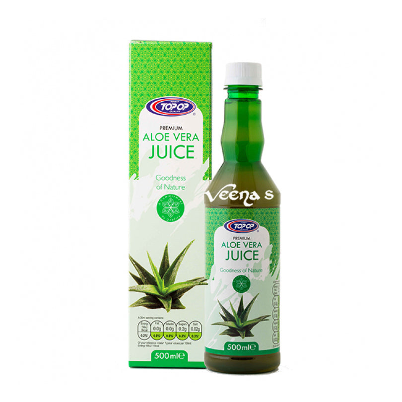 Buy Top Op Premium Aloe Vera Juice 500ml at Veenas.com - Online Indian Grocery Store UK