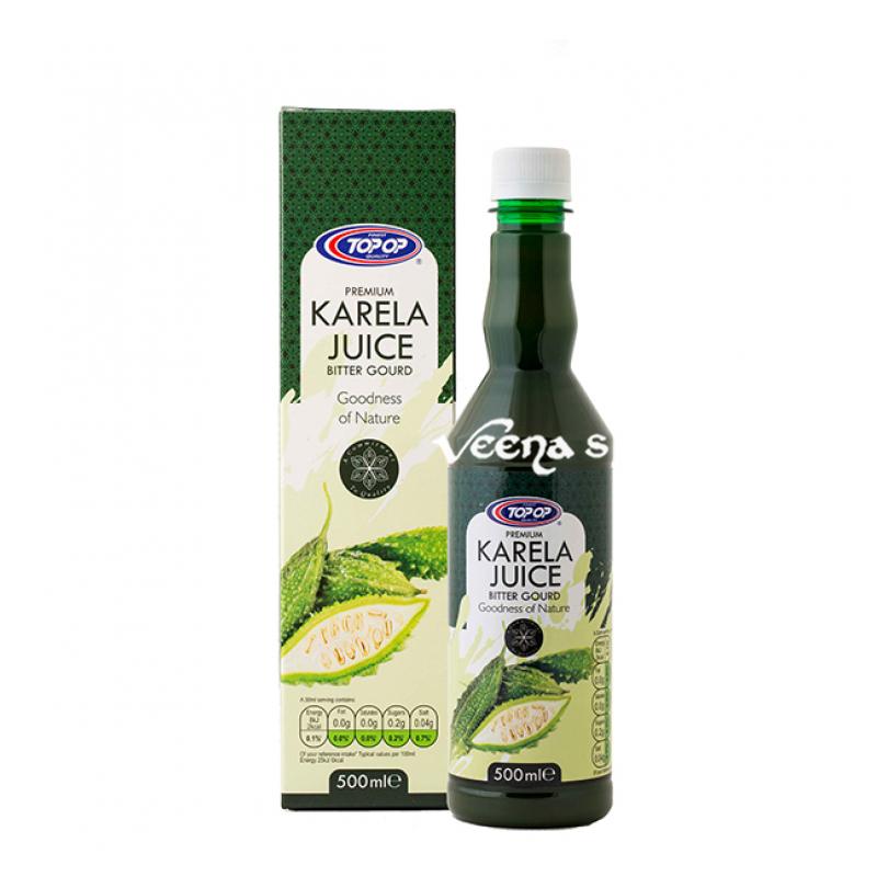 Buy Top Op Premium Karela Juice 500ml at Veenas.com - Online Indian Grocery Store UK