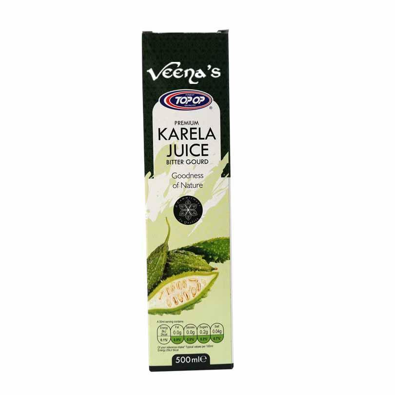 Buy Top Op Premium Karela Juice 500ml at Veenas.com - Online Indian Grocery Store UK