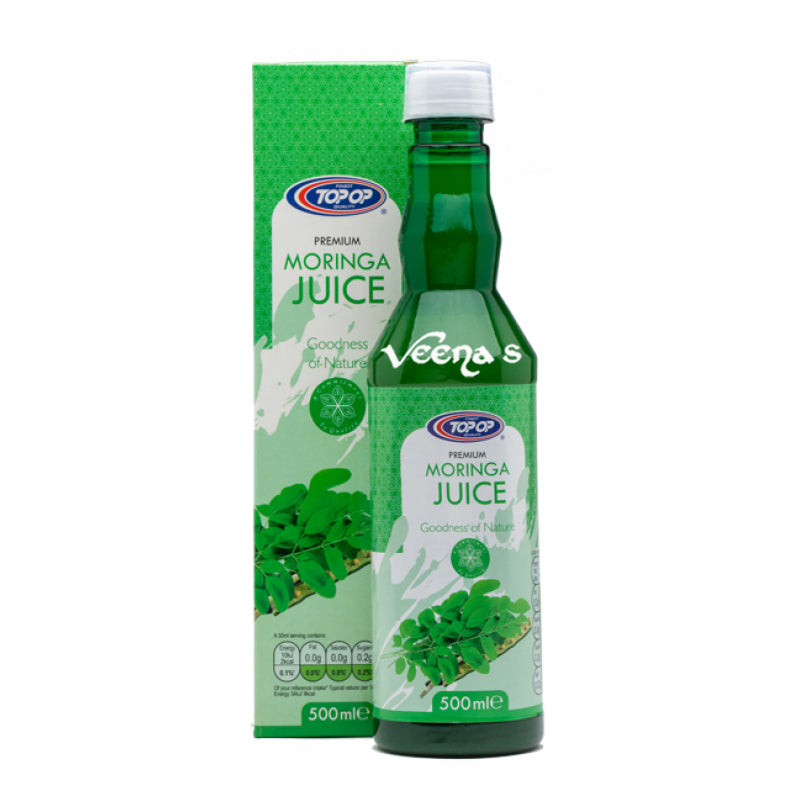 Buy Top Op Premium Moringa Juice 500ml at Veenas.com - Online Indian Grocery Store UK