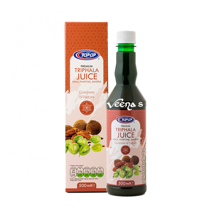 Buy Top Op Premium Triphala Juice 500ml at Veenas.com - Online Indian Grocery Store UK
