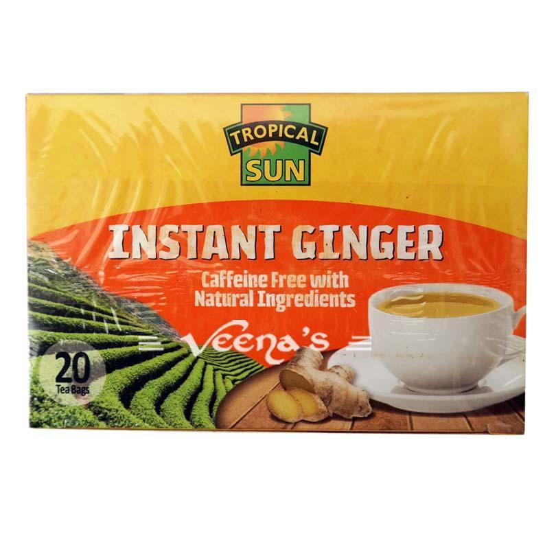 Buy Tropical Sun Instant Ginger Tea 50g at Veenas.com - Online Indian Grocery Store UK
