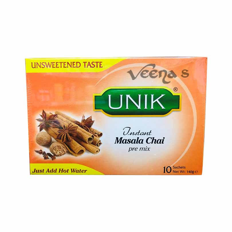 Buy Unik Masala Tea 140g (Sweetened) at Veenas.com - Online Indian Grocery Store UK