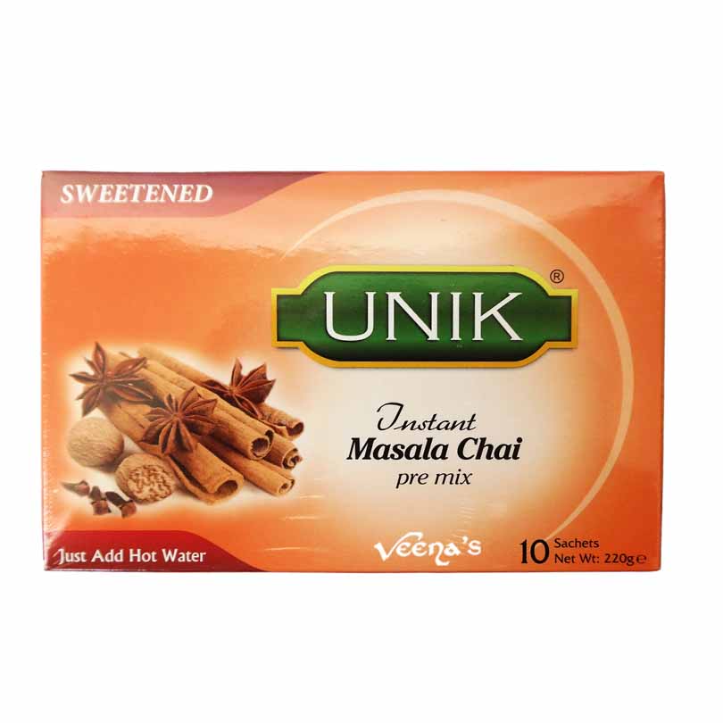 Buy Unik Masala Tea 220g (Unsweetened) at Veenas.com - Online Indian Grocery Store UK