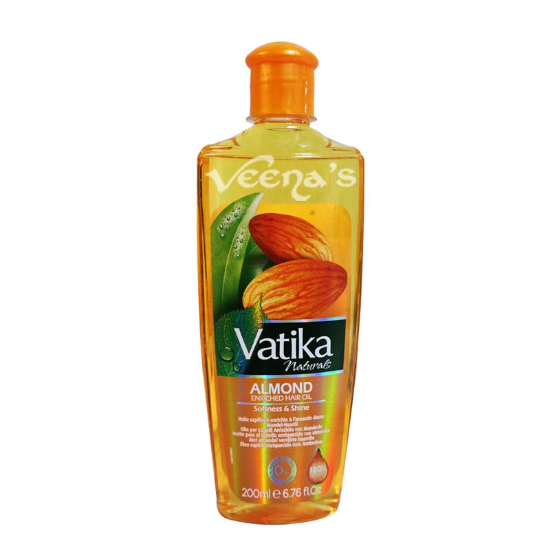 Buy Vatika Almond Enriched Hair Oil 200ml at Veenas.com - Online Indian Grocery Store UK
