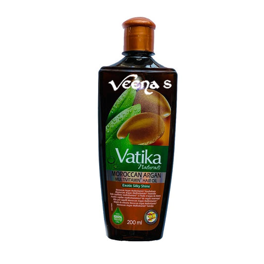 Buy Vatika Argan Enriched Hair Oil 200ml at Veenas.com - Online Indian Grocery Store UK