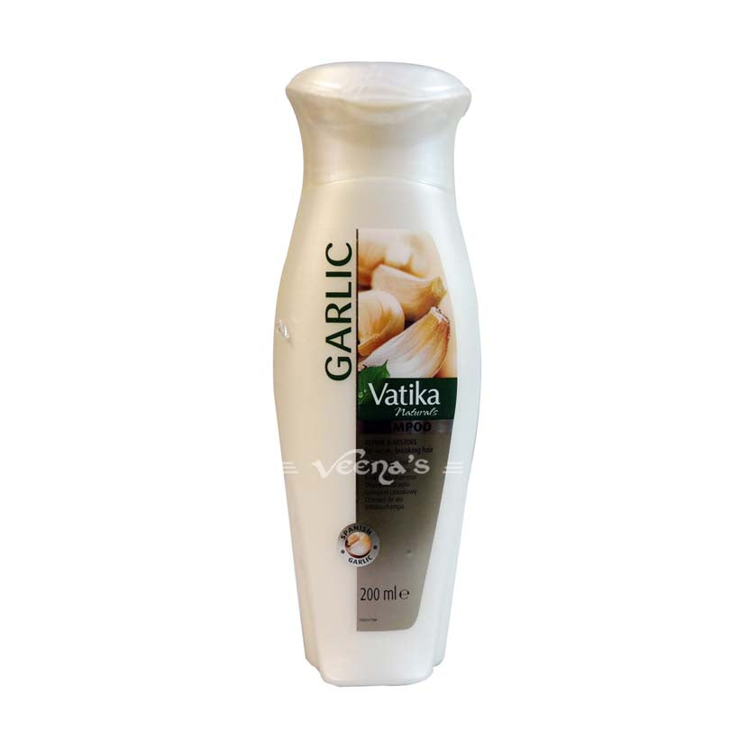 Buy Vatika Garlic Enriched Hair Oil 200ml at Veenas.com - Online Indian Grocery Store UK
