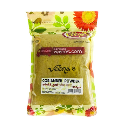 Buy Veena’s Coriander Powder 300g at Veenas.com - Online Indian Grocery Store UK