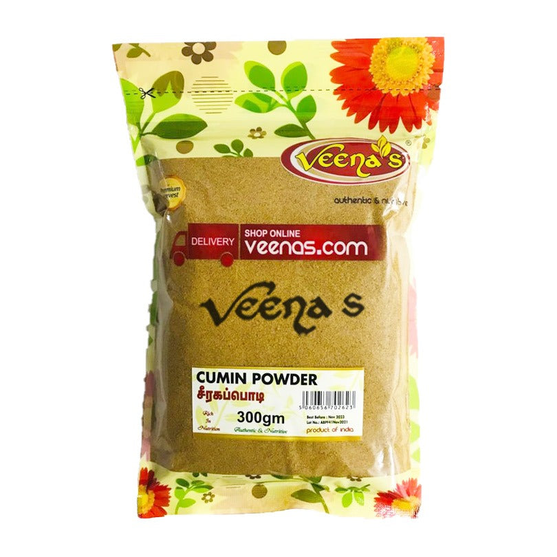 Buy Veena's Cumin Powder 300g at Veenas.com - Online Indian Grocery Store UK