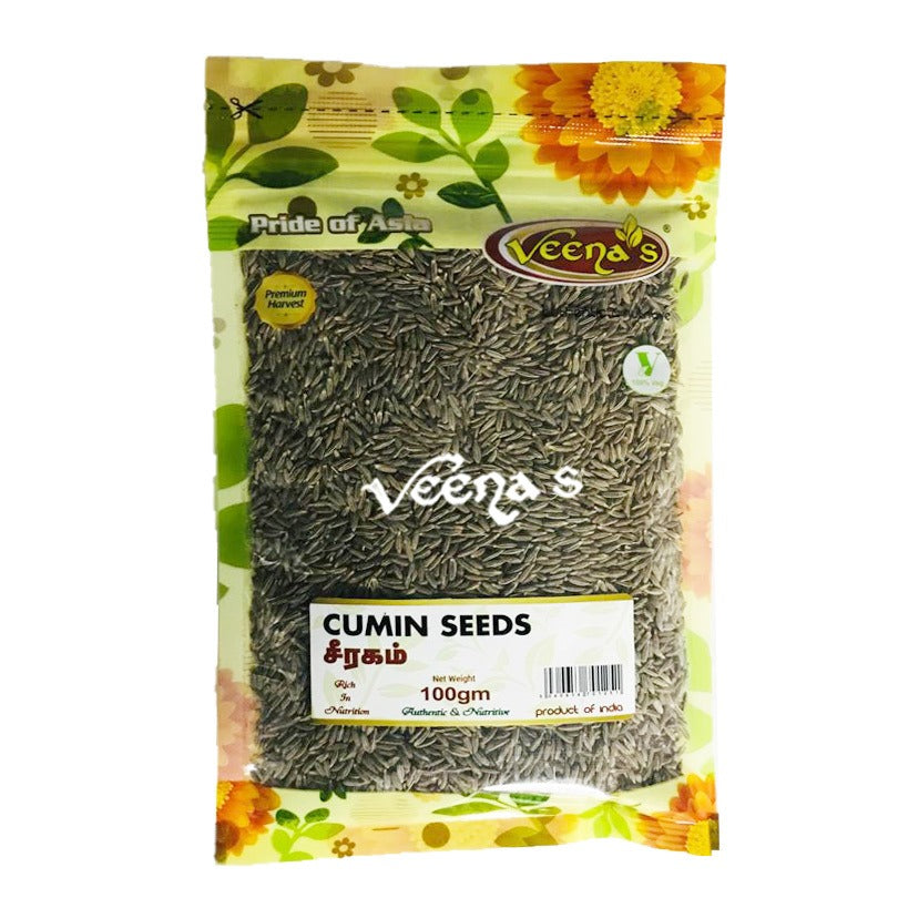 Buy Veena's Cumin Seeds 100g at Veenas.com - Online Indian Grocery Store UK