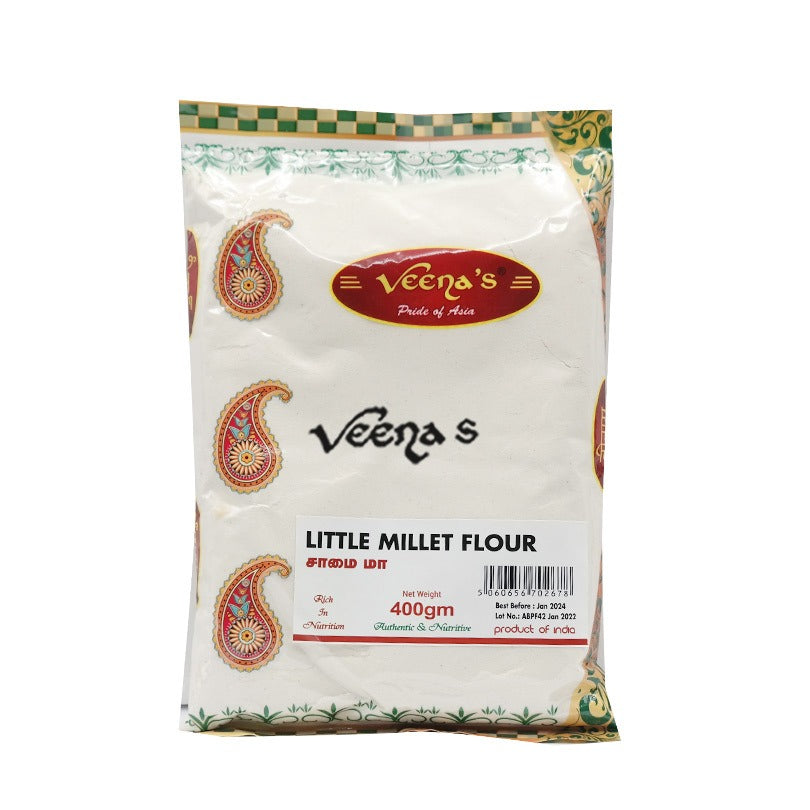 Buy Veena's Little Millet Flour (Samai) 400g at Veenas.com - Online Indian Grocery Store UK