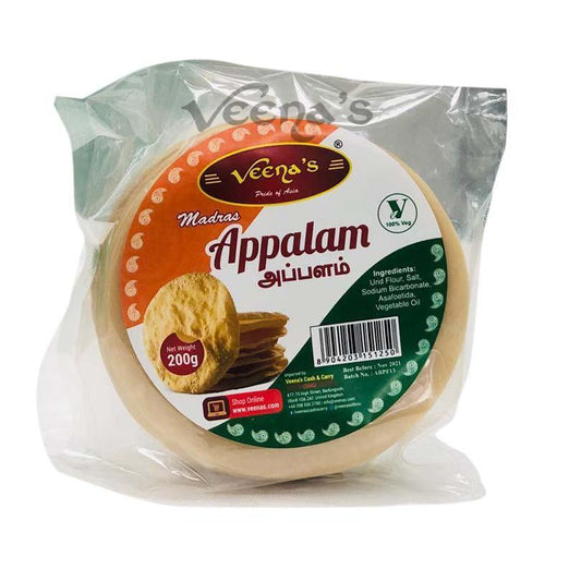 Veena's Madras Appalam 200g