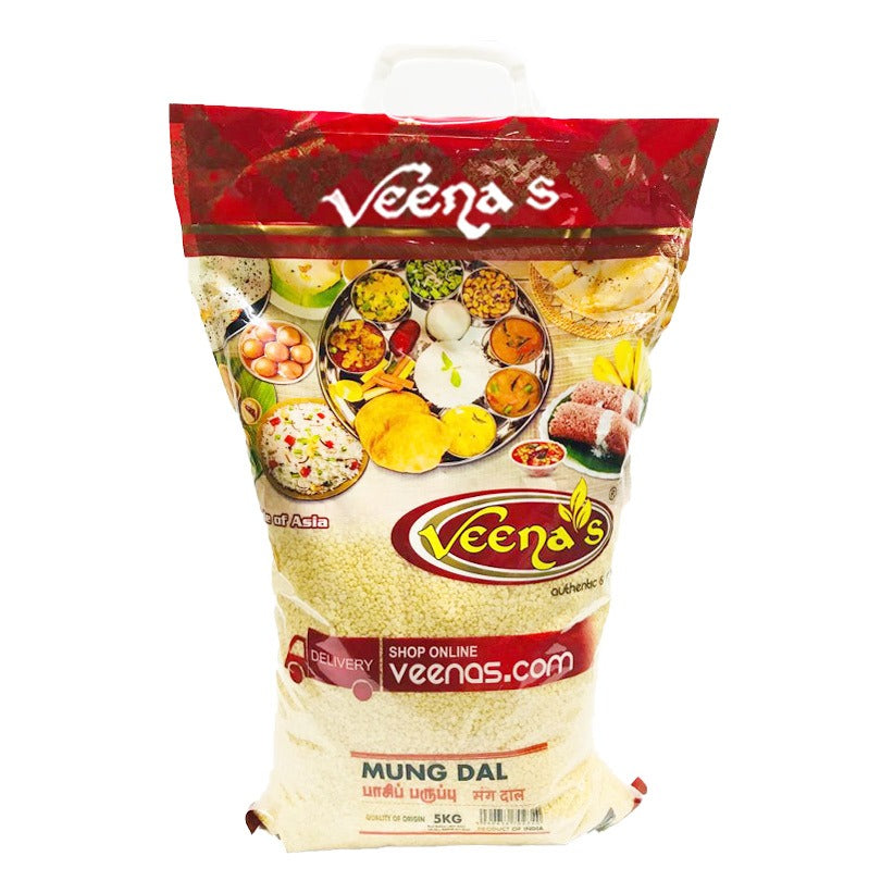 Buy Veena's Mung Dal 5kg at Veenas.com - Online Indian Grocery Store UK