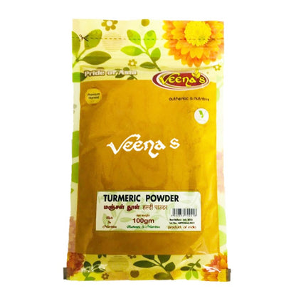 Buy Veena's Turmeric Powder 100g at Veenas.com - Online Indian Grocery Store UK
