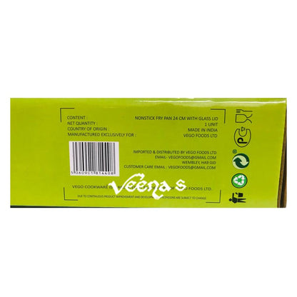 Buy Vego Granito Fry pan+lids 24cm at Veenas.com - Online Indian Grocery Store UK