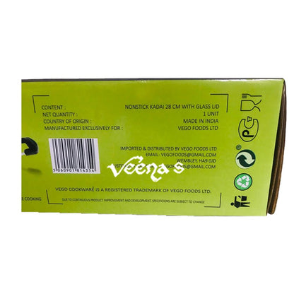 Buy Vego Granito Nonstick Kadhai 26CM at Veenas.com - Online Indian Grocery Store UK