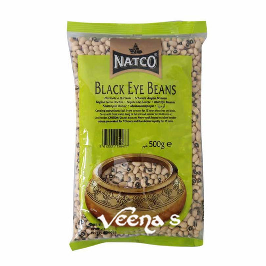 Natco Black Eye Beans 500g