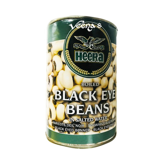 Heera Boiled Black Eye Beans In Salted Water 400g