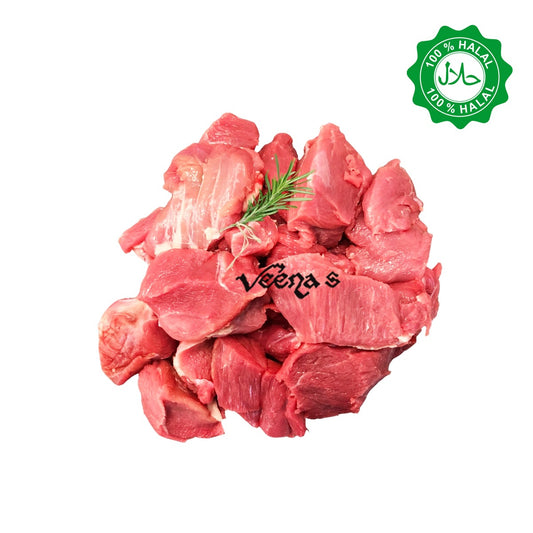Fresh 100% Halal Diced Boneless Mutton