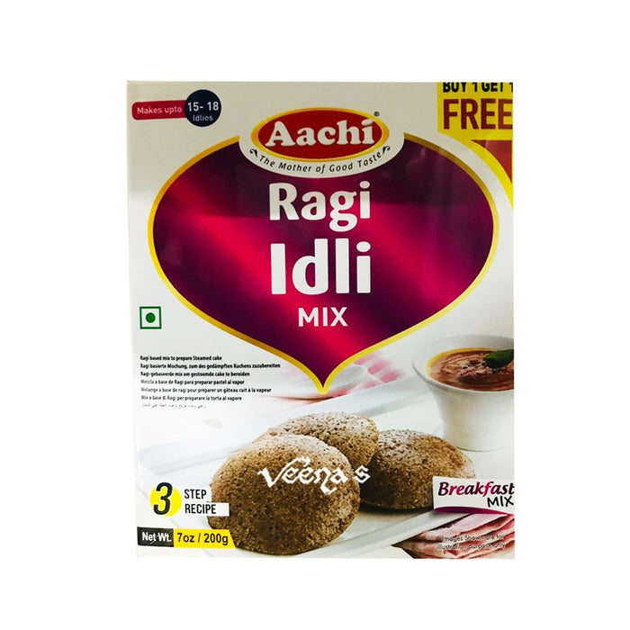 Aachi Ragi Idly Mix 200g (Buy 1 Get 1 Free)