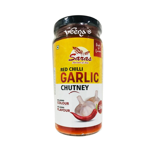 Saras Red Chilli Garlic Chutney 250g