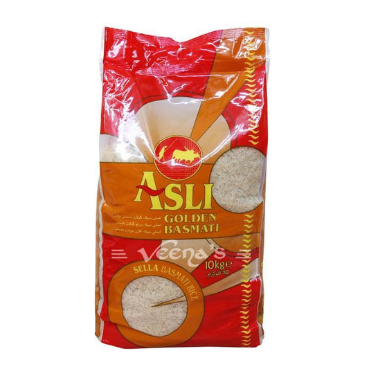 Asli Golden Sella Basmati Rice 10kg - veenas.com