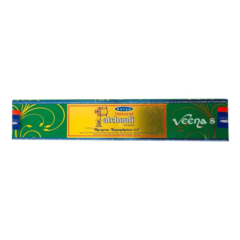 Buy Satya Sai Natural Patchouli Incense 15g at Veenas.com - Online Indian Grocery Store UK