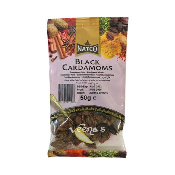 Natco Cardamoms Black 50g