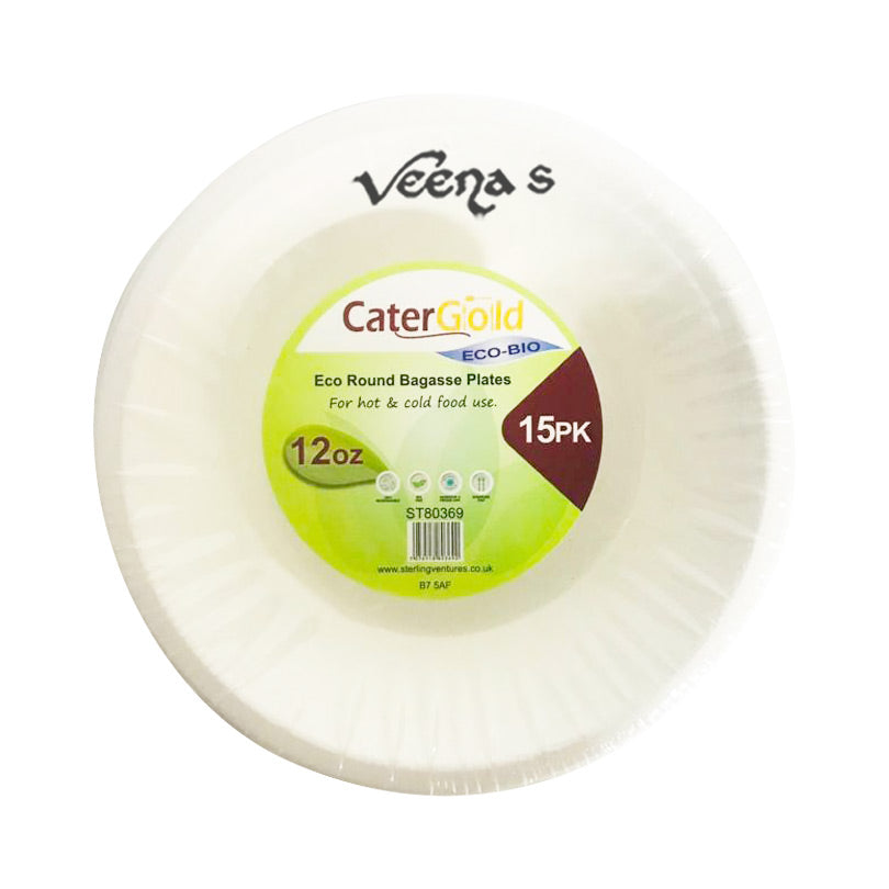 CaterGold 12Oz'Eco Bio Bowl 15Pc [St80369]