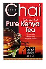 Chai Pure Kenya Tea 40 Bags - veenas.com
