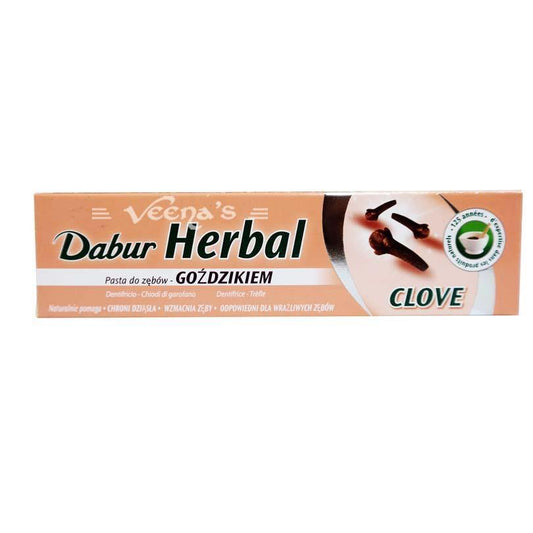 Dabur Herbal Toothpaste with Clove 100ML - veenas.com
