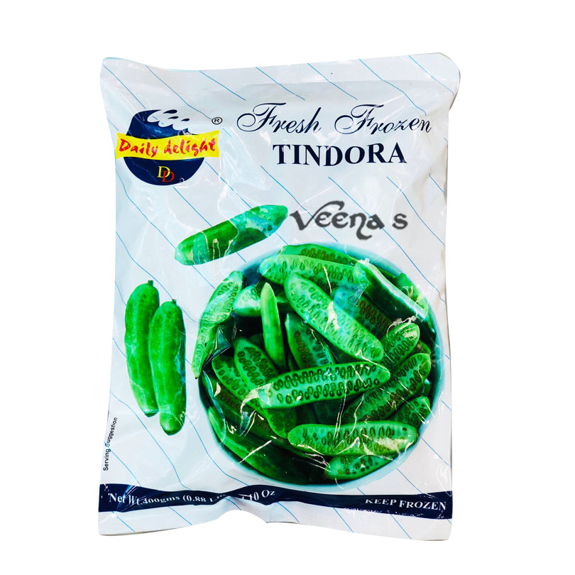 Buy Daily Delight Frozen Tindora 400g at Veenas.com - Online Indian Grocery Store UK