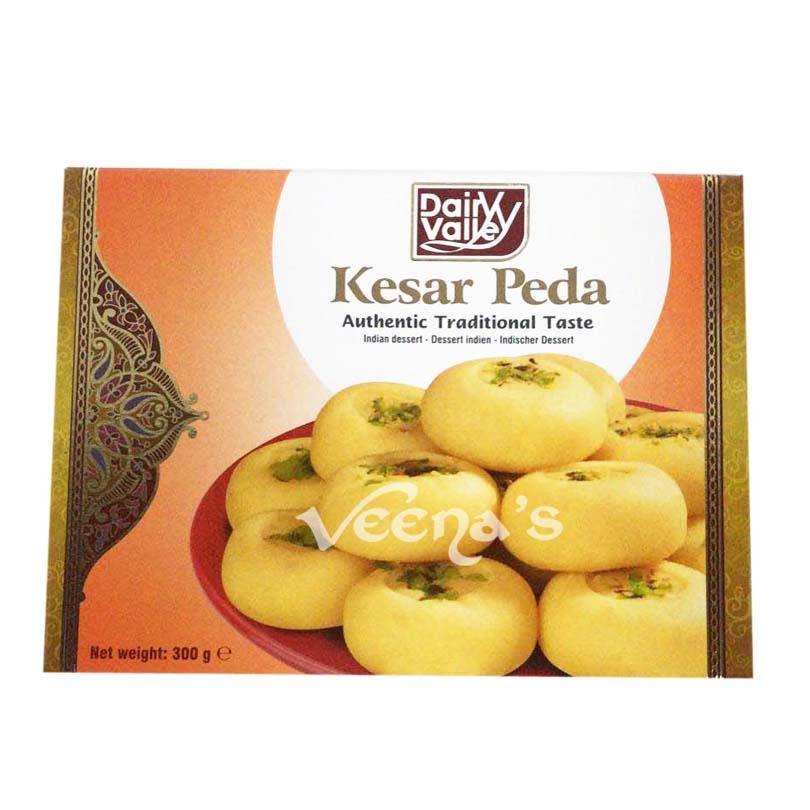 Buy Dairy Valley Kesar Peda 300g at Veenas.com - Online Indian Grocery Store UK