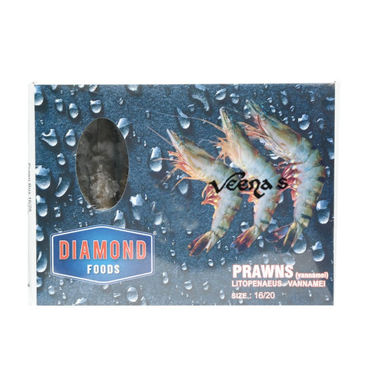 Diamond Vannamei Prawns 16/20 Box 1kg