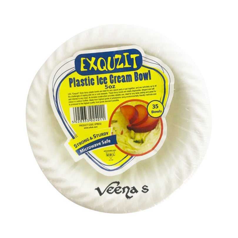 Udl 5Oz Exquzit Wh Icecream Bowl Dpbe02