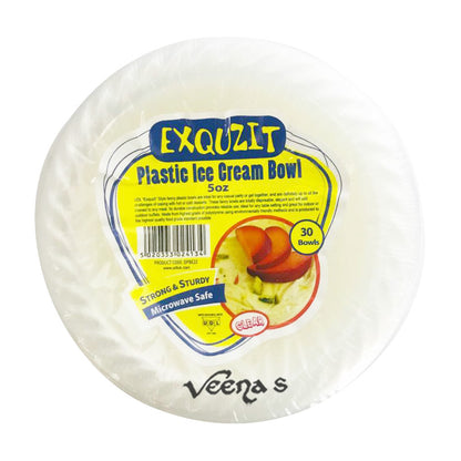 Buy Udl Exquzit Plastic Ice Cream Bowl (Dpbe22) 30 Bowls at Veenas.com - Online Indian Grocery Store UK