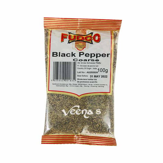 Fudco Black Pepper Coarse 100g