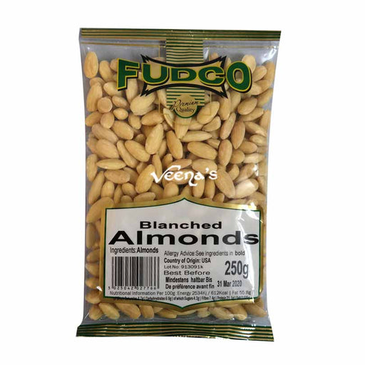 Fudco Blanched Almonds 250g 