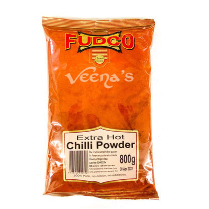 Buy Fudco Extra Hot Chilli Powder 800g at Veenas.com - Online Indian Grocery Store UK